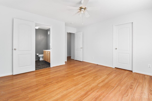 1583 Creekside Rd, Batavia Twp, OH 45102 - unfurnished bedroom with light wood finished floors and ensuite bathroom