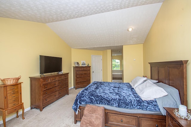 1887 Bantas Creek Rd, Washington Twp, OH 45320 - bedroom with light carpet and lofted ceiling