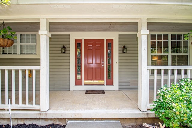 1887 Bantas Creek Rd, Washington Twp, OH 45320 - entrance to property featuring covered porch