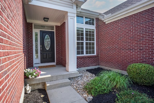 688 Humock Ct, Hamilton Twp, OH 45039 - entrance to property with brick siding and a shingled roof