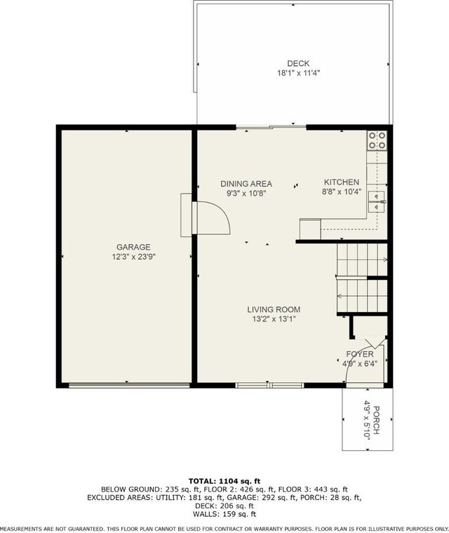 1167 Muirwood Ln, Union Twp, OH 45103 - view of room layout