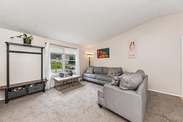1167 Muirwood Ln, Union Twp, OH 45103 - living area with vaulted ceiling and carpet