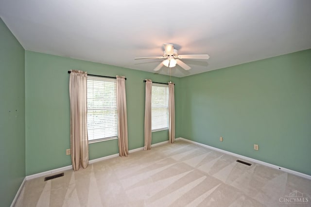 1001 Castlebay Dr, Pierce Twp, OH 45245 - carpeted empty room with a ceiling fan and baseboards