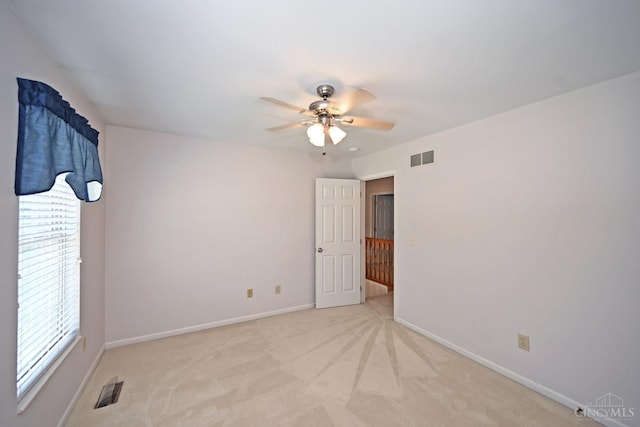 1001 Castlebay Dr, Pierce Twp, OH 45245 - empty room featuring ceiling fan and light colored carpet