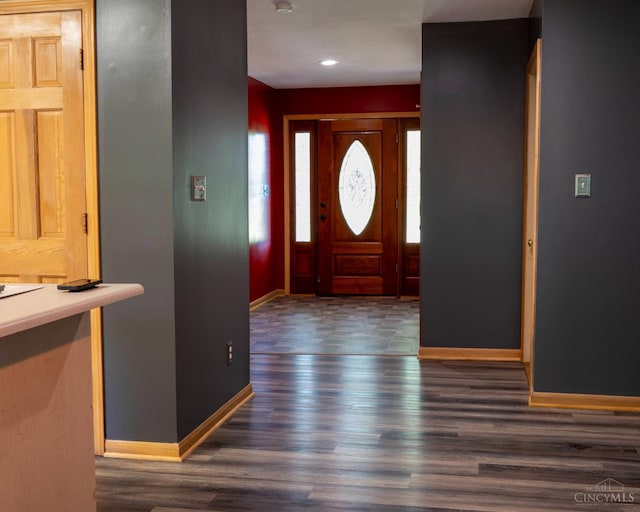 945 Lazenby Rd, Washington Twp, OH 45148 - entrance foyer featuring wood finished floors and recessed lighting