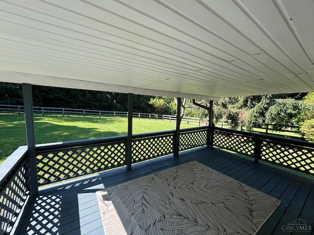 945 Lazenby Rd, Washington Twp, OH 45148 - wooden deck featuring a fenced backyard