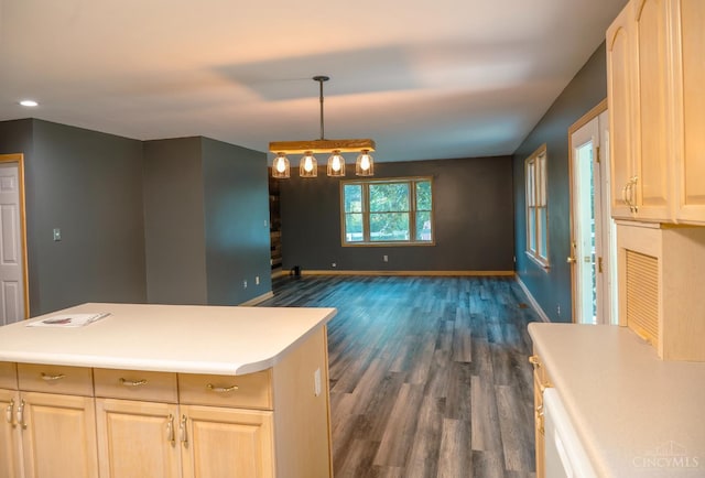 945 Lazenby Rd, Washington Twp, OH 45148 - unfurnished dining area featuring dark wood-type flooring and recessed lighting
