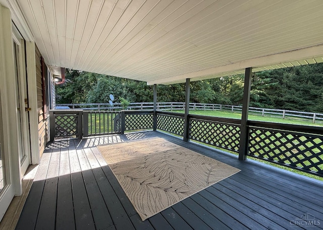 945 Lazenby Rd, Washington Twp, OH 45148 - wooden deck with view of scattered trees