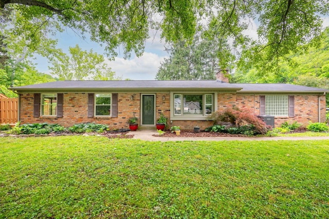8385 Bridle Rd, Anderson Twp, OH 45244 - single story home with a chimney and brick siding