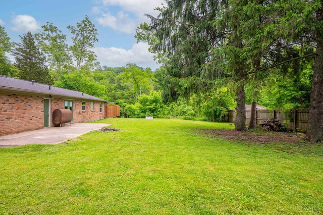 8385 Bridle Rd, Anderson Twp, OH 45244 - view of yard with oil tank and a patio