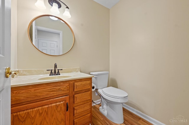 125 Sackett Dr, Monroe, OH 45050 - half bathroom with wood finished floors and vanity