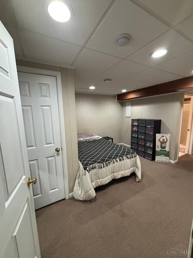742 Miami Way Dr, Hamilton, OH 45013 - bedroom featuring carpet floors and recessed lighting