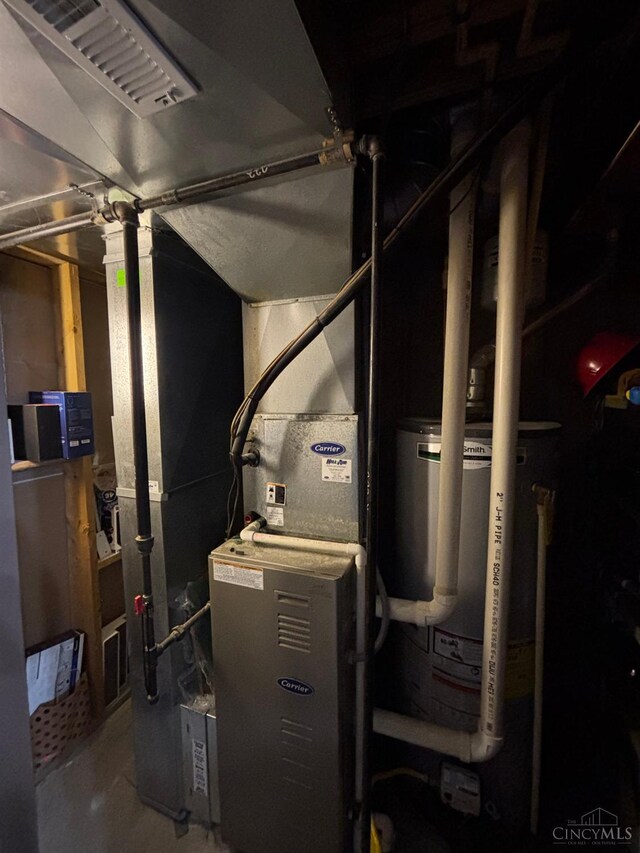 742 Miami Way Dr, Hamilton, OH 45013 - utility room featuring water heater