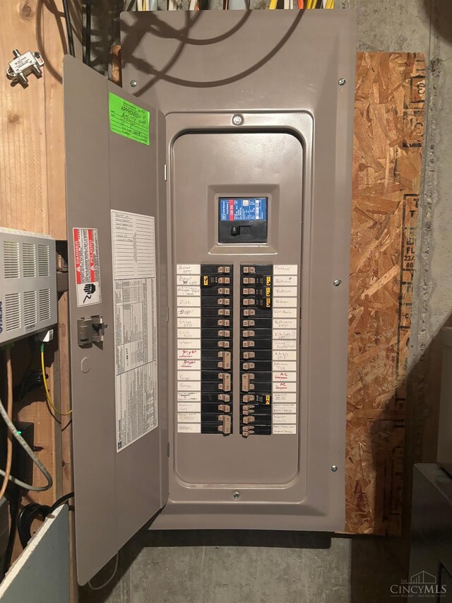 742 Miami Way Dr, Hamilton, OH 45013 - utility room with electric panel