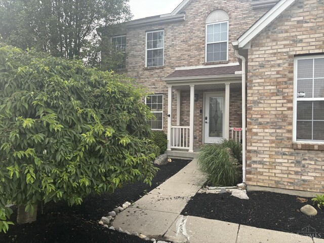 742 Miami Way Dr, Hamilton, OH 45013 - entrance to property featuring brick siding