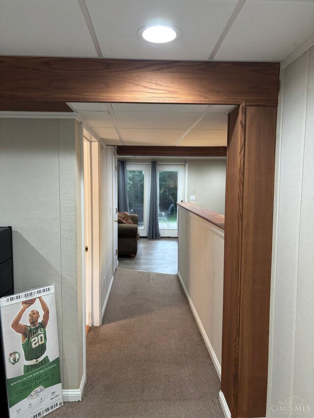 742 Miami Way Dr, Hamilton, OH 45013 - hall featuring carpet flooring