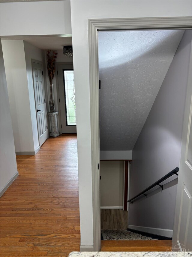 742 Miami Way Dr, Hamilton, OH 45013 - stairway with wood finished floors