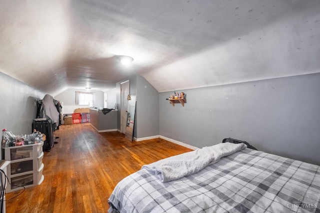 251 Westview Dr, Morrow, OH 45152 - bedroom featuring vaulted ceiling and wood finished floors