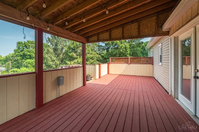251 Westview Dr, Morrow, OH 45152 - deck featuring view of scattered trees