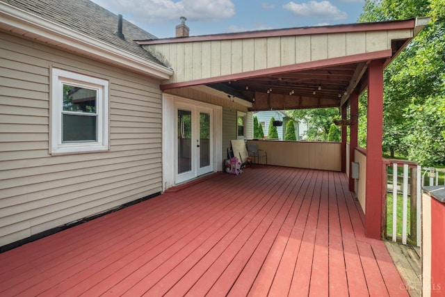 251 Westview Dr, Morrow, OH 45152 - wooden terrace featuring french doors