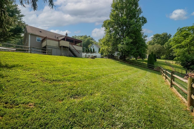 251 Westview Dr, Morrow, OH 45152 - view of yard with stairway