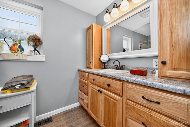 1001 Shawhan Rd, Union Twp, OH 45152 - bathroom with vanity and wood finished floors