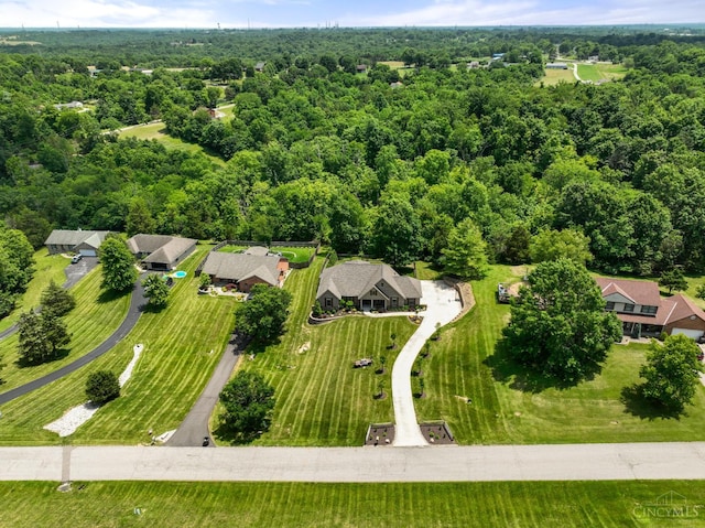 18092 Horizon Way, Lawrenceburg, IN 47025 - bird's eye view of a heavily wooded area