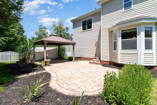 7693 Misty Springs Ct, Deerfield Twp, OH 45040 - view of patio featuring a gazebo