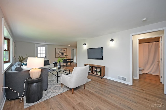 5782 Buckwheat Rd, Miami Twp, OH 45150 - living area with wood finished floors and recessed lighting
