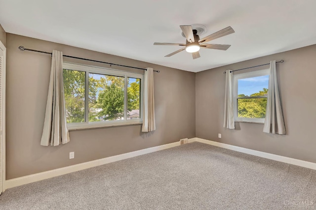 2783 Losantiridge Ave, Columbia Twp, OH 45213 - carpeted empty room featuring a ceiling fan and baseboards