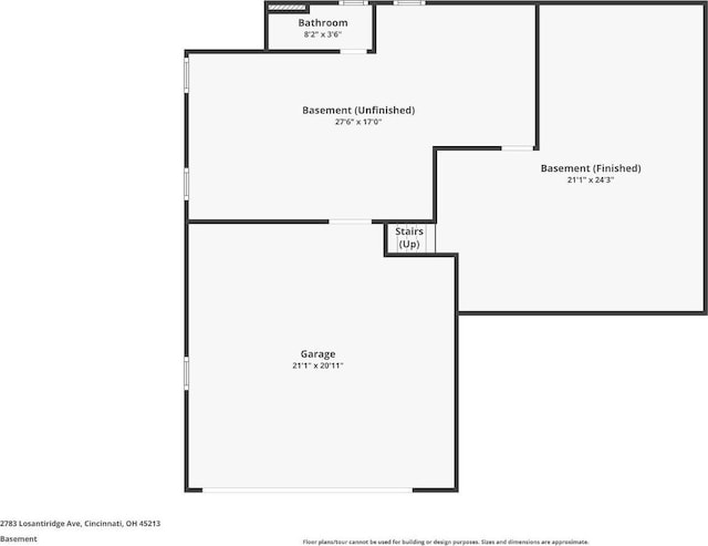 2783 Losantiridge Ave, Columbia Twp, OH 45213 - view of floor plan / room layout