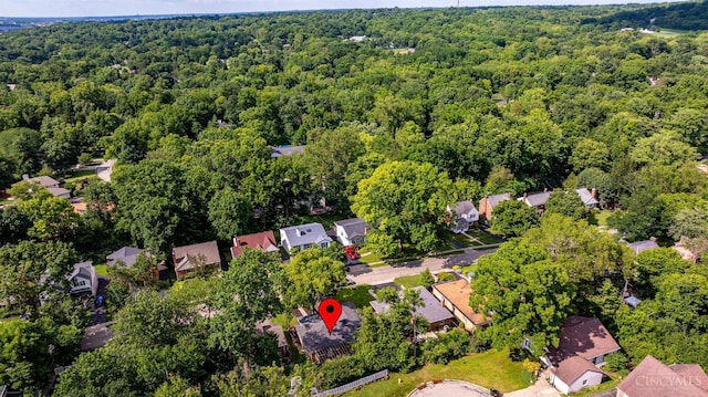 2783 Losantiridge Ave, Columbia Twp, OH 45213 - aerial view of property and surrounding area with nearby suburban area