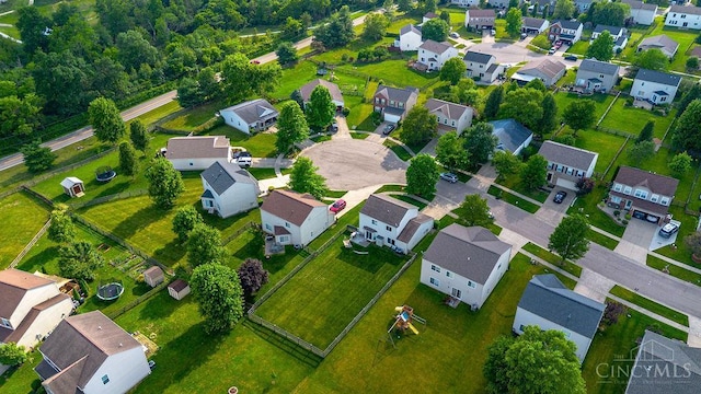 6706 Bedington Ln, Morrow, OH 45152 - aerial overview of property's location with nearby suburban area