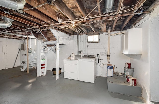 609 Coralie Ave, Hamilton, OH 45013 - below grade area with independent washer and dryer