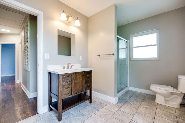 732 Central Ave, Carlisle, OH 45005 - full bathroom featuring vanity and a shower stall