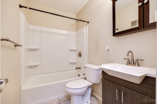 732 Central Ave, Carlisle, OH 45005 - bathroom featuring  shower combination, vanity, and tile patterned floors