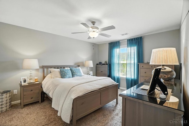 7981 Oakbridge Way, Green Twp, OH 45248 - bedroom featuring carpet and a ceiling fan