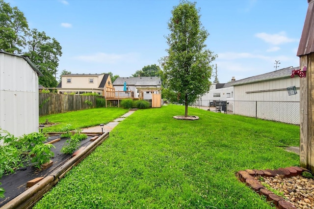 4644 Alpine Ave, Blue Ash, OH 45242 - fenced backyard with a wooden deck