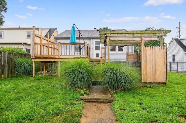 4644 Alpine Ave, Blue Ash, OH 45242 - view of yard featuring a deck