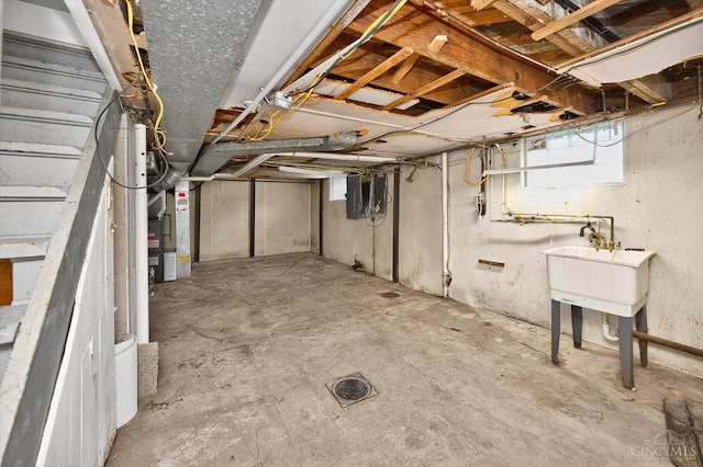 4644 Alpine Ave, Blue Ash, OH 45242 - below grade area featuring electric panel and stairs
