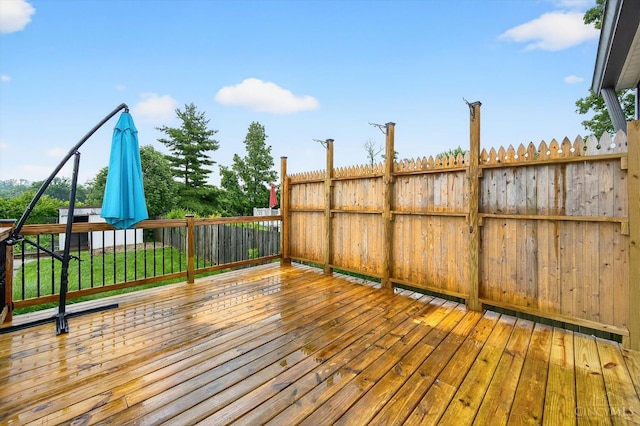 4644 Alpine Ave, Blue Ash, OH 45242 - view of wooden terrace