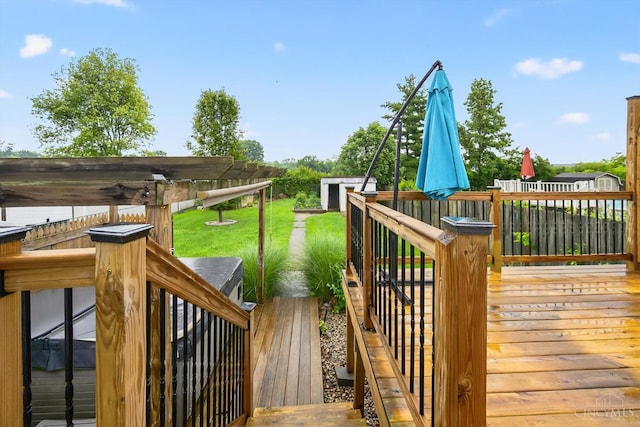 4644 Alpine Ave, Blue Ash, OH 45242 - deck with a yard