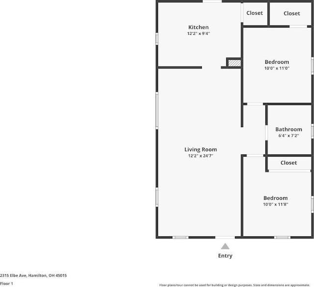 2315 Elbe Ave, Hamilton, OH 45015 - view of home floor plan