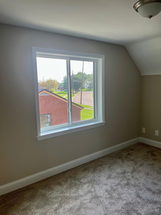 363 Don Ln, Delhi Twp, OH 45238 - additional living space featuring carpet and vaulted ceiling