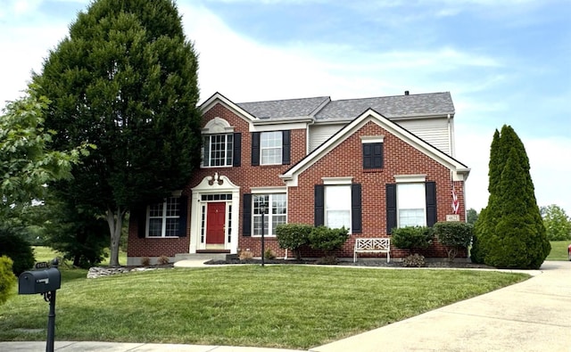 4623 Steeplechase Dr, Batavia Twp, OH 45103 - colonial home with a front yard and brick siding