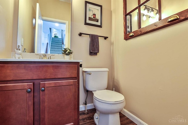4623 Steeplechase Dr, Batavia Twp, OH 45103 - half bath with wood finished floors and vanity