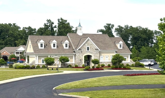 4623 Steeplechase Dr, Batavia Twp, OH 45103 - view of front of property featuring stone siding and a front yard