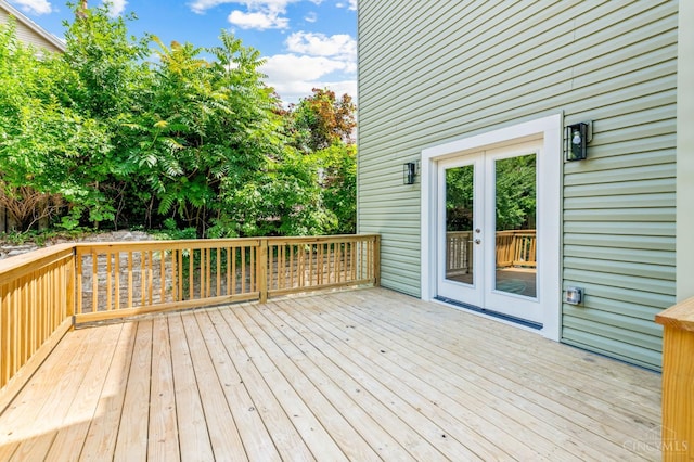 2241 Kemper Ln, Cincinnati, OH 45206 - deck featuring french doors