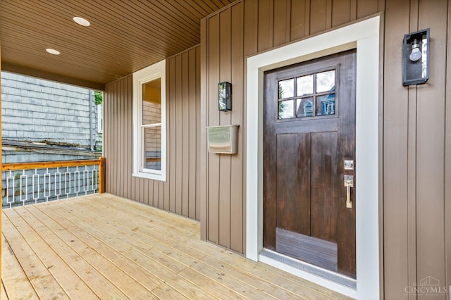 2241 Kemper Ln, Cincinnati, OH 45206 - doorway to property featuring a porch