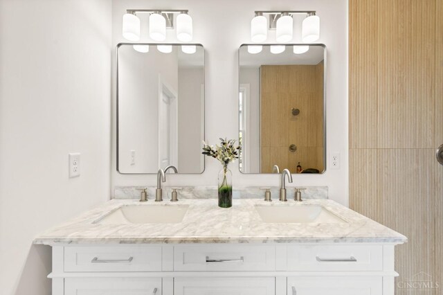 2241 Kemper Ln, Cincinnati, OH 45206 - bathroom featuring double vanity